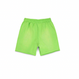 Purple Brand Glitch Sweatshorts (Green) - PURPLE BRAND