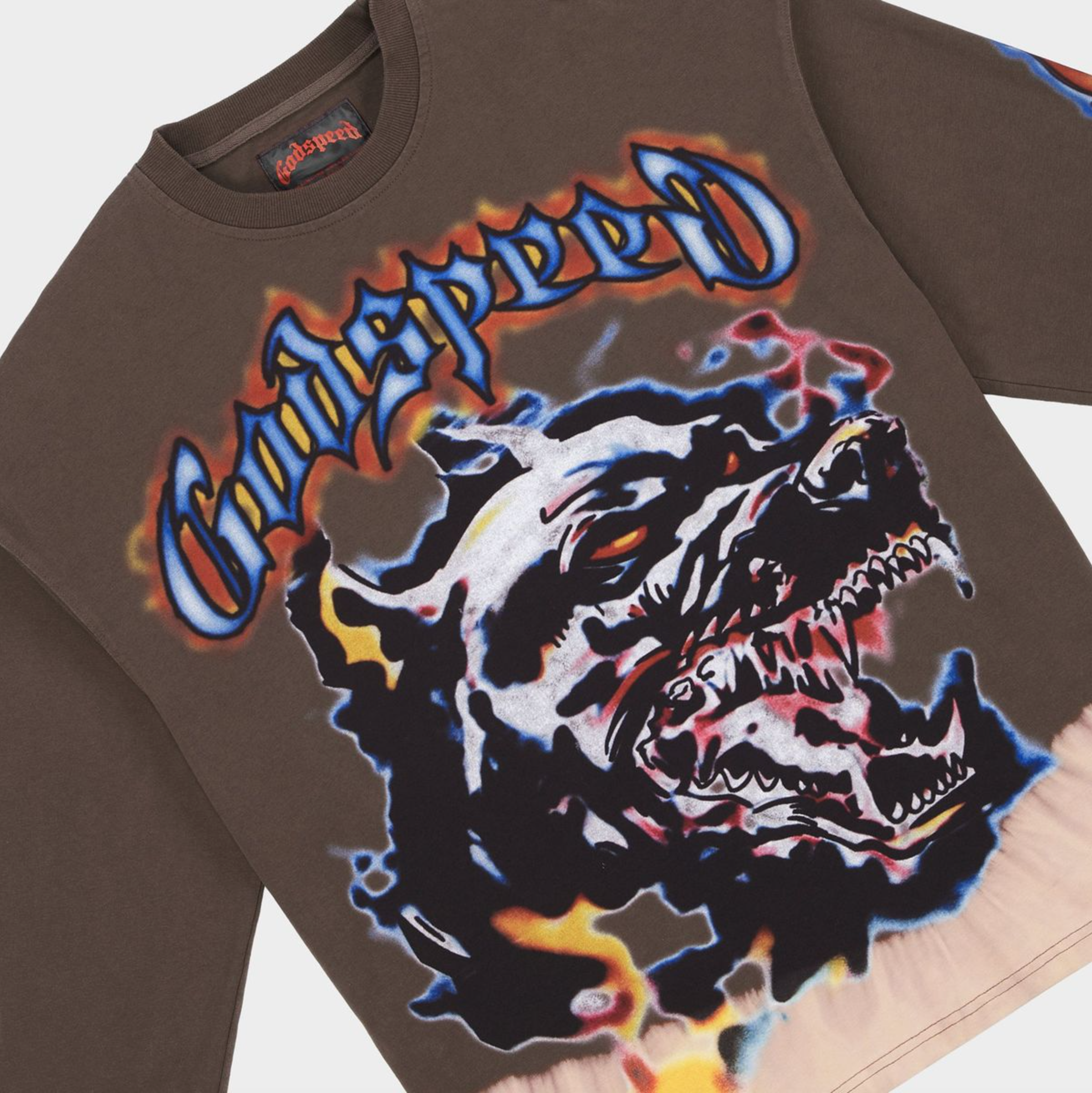 Godspeed "Off the Leash" LS Tee (Brown) - Godspeed