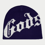 Godspeed OG Logo Studded Beanie (Navy/White) - Godspeed