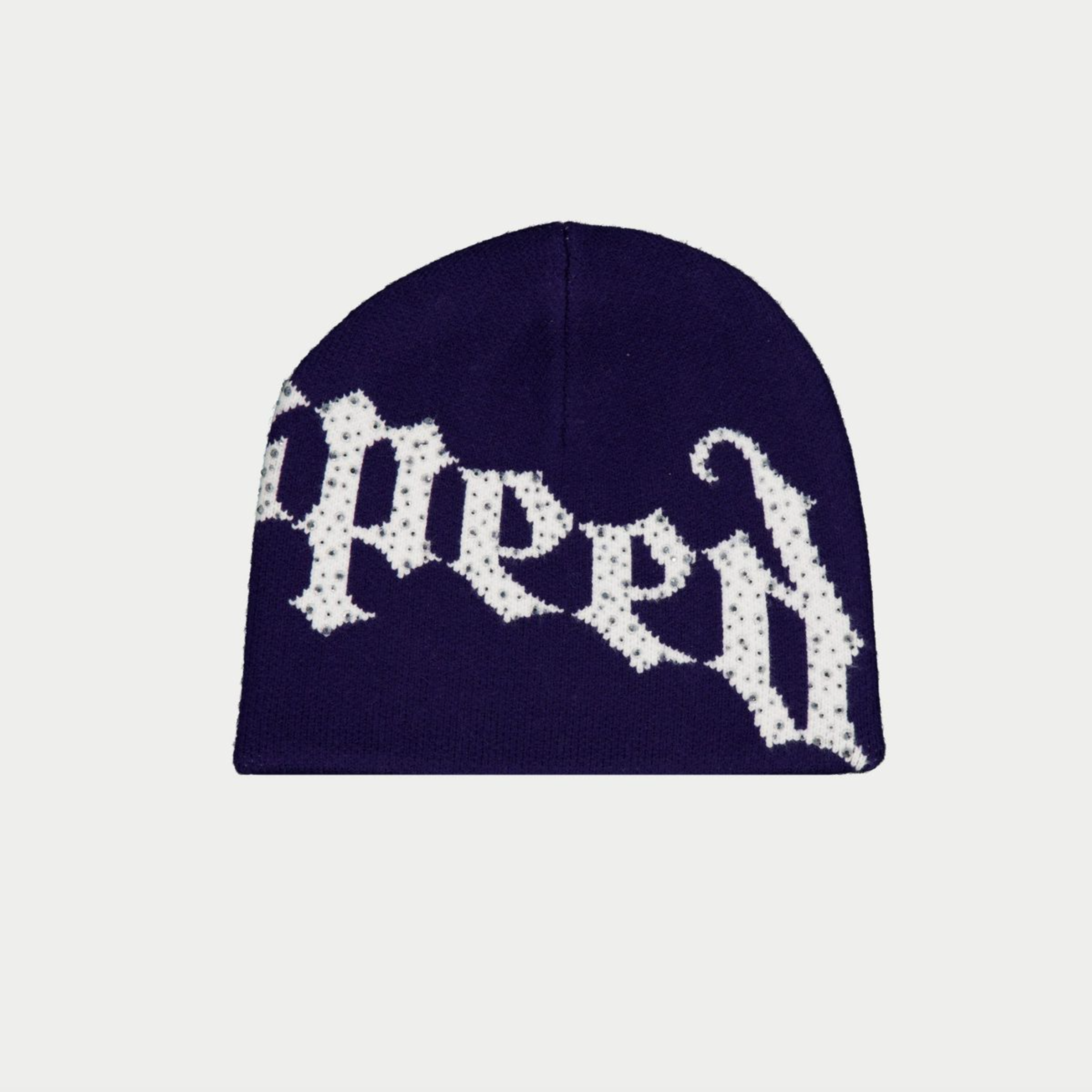 Godspeed OG Logo Studded Beanie (Navy/White) - Godspeed