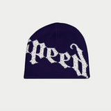 Godspeed OG Logo Studded Beanie (Navy/White) - Godspeed