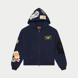 Godspeed Squadron Zip Up Hoodie (Navy) - Godspeed