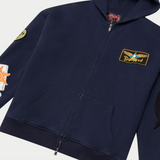 Godspeed Squadron Zip Up Hoodie (Navy) - Godspeed