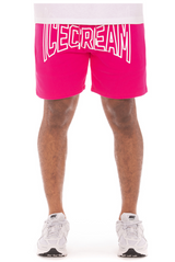 Icecream Shot Sweatshorts (Beetroot) - Ice Cream