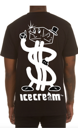 Icecream My friends call me cash ss tee (Black) - Ice Cream