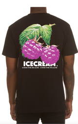 Icecream Fruits of labor ss tee (Black) - Ice Cream