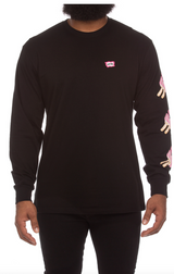Icecream Dollar pop ls LS tee (Black) - Ice Cream