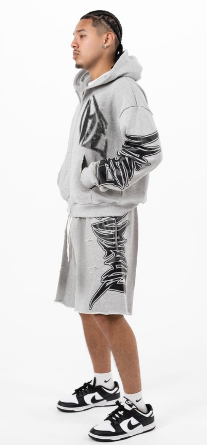Mixed Emotion "Grey Faded" Hoodie - Mixed Emotion