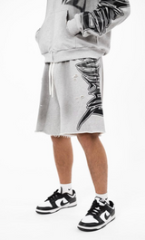 Mixed Emotion "Grey Faded" Shorts - Mixed Emotion