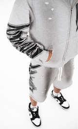 Mixed Emotion "Grey Faded" Shorts - Mixed Emotion