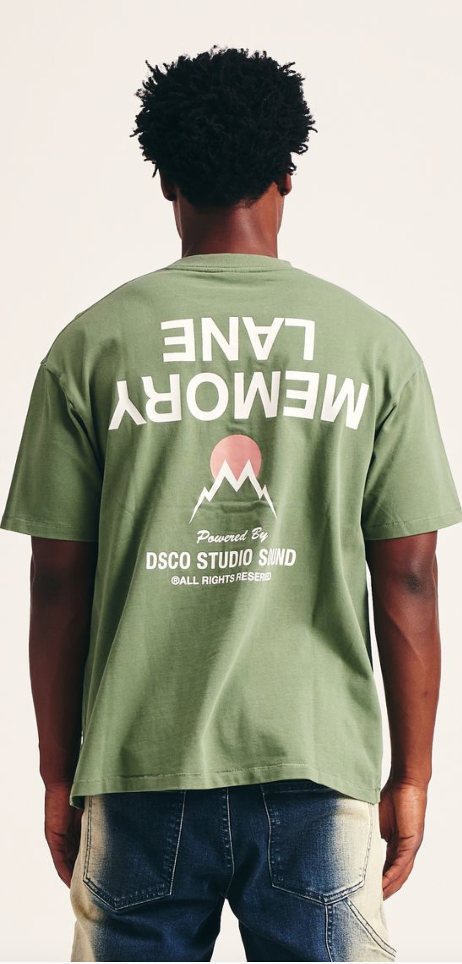 Memory Lane "Core Flip" Moss Tee - Memory Lane