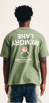 Memory Lane "Core Flip" Moss Tee - Memory Lane