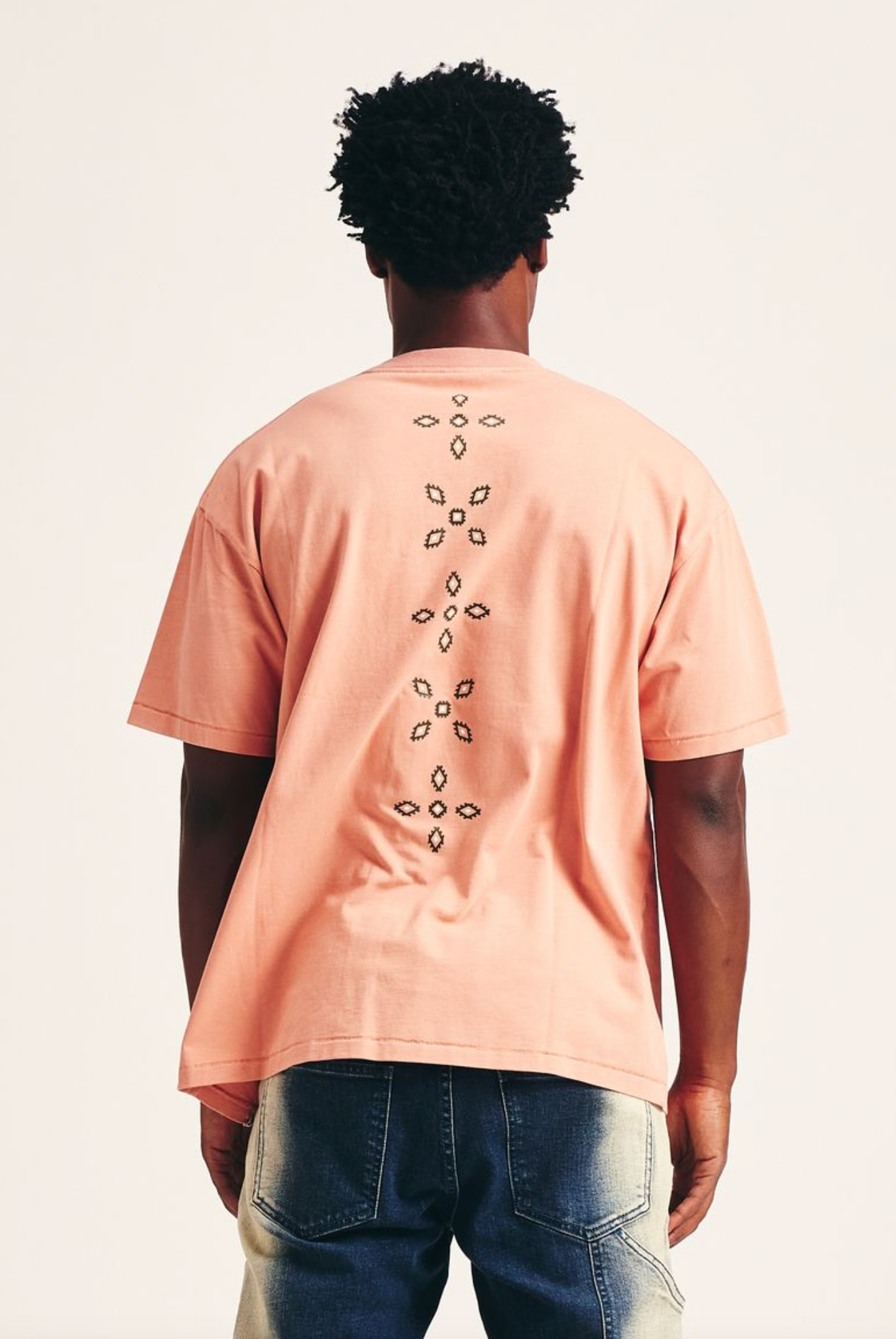 Memory Lane "Script Logo" LT Salmon Tee - Memory Lane