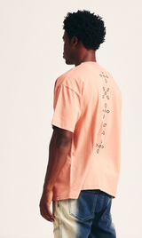 Memory Lane "Script Logo" LT Salmon Tee - Memory Lane
