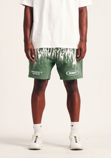 Memory Lane "Mash Up" Forest Sweat Shorts - Memory Lane