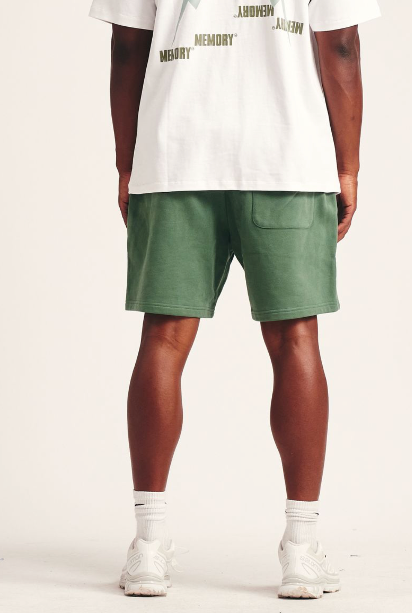 Memory Lane "Mash Up" Forest Sweat Shorts - Memory Lane