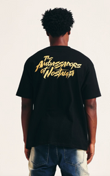 Memory Lane "The Wizard" Black Tee - Memory Lane