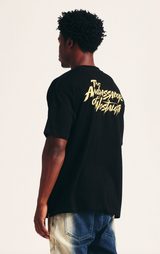 Memory Lane "The Wizard" Black Tee - Memory Lane