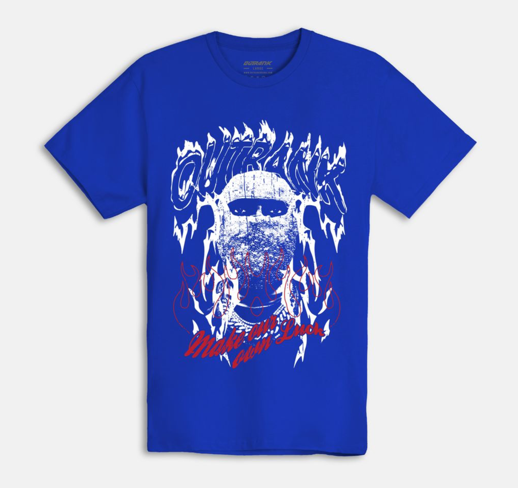 Outrank Make Our Luck Tee (Royal) - Outrank