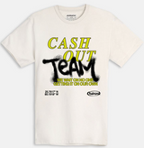 Outrank Cash Out Team T-Shirt (Vintage White) - Outrank