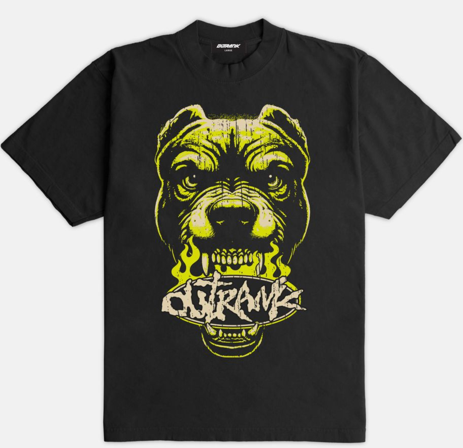 Outrank See Me Eating Heavyweight T-shirt (Black) - Outrank
