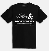 Outrank Motivated T-Shirt (Black) - Outrank