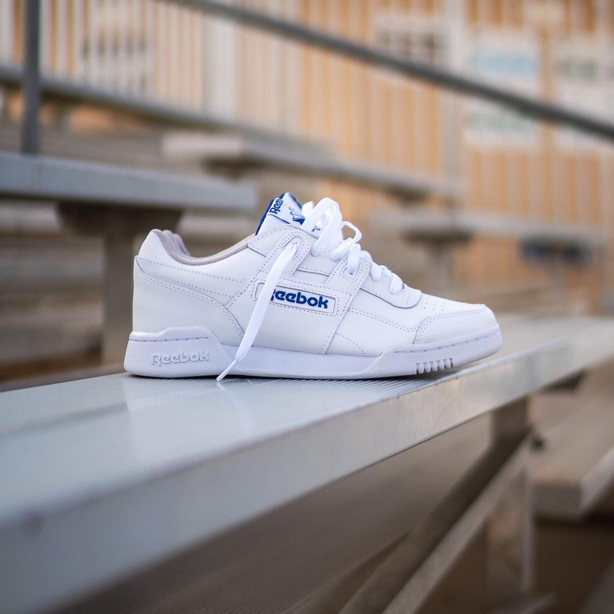 Reebok Workout Plus (White/Royal) - Reebok