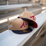 New Era Atlanta Braves 1999 World Series Red UV (Khaki/Navy) - New Era