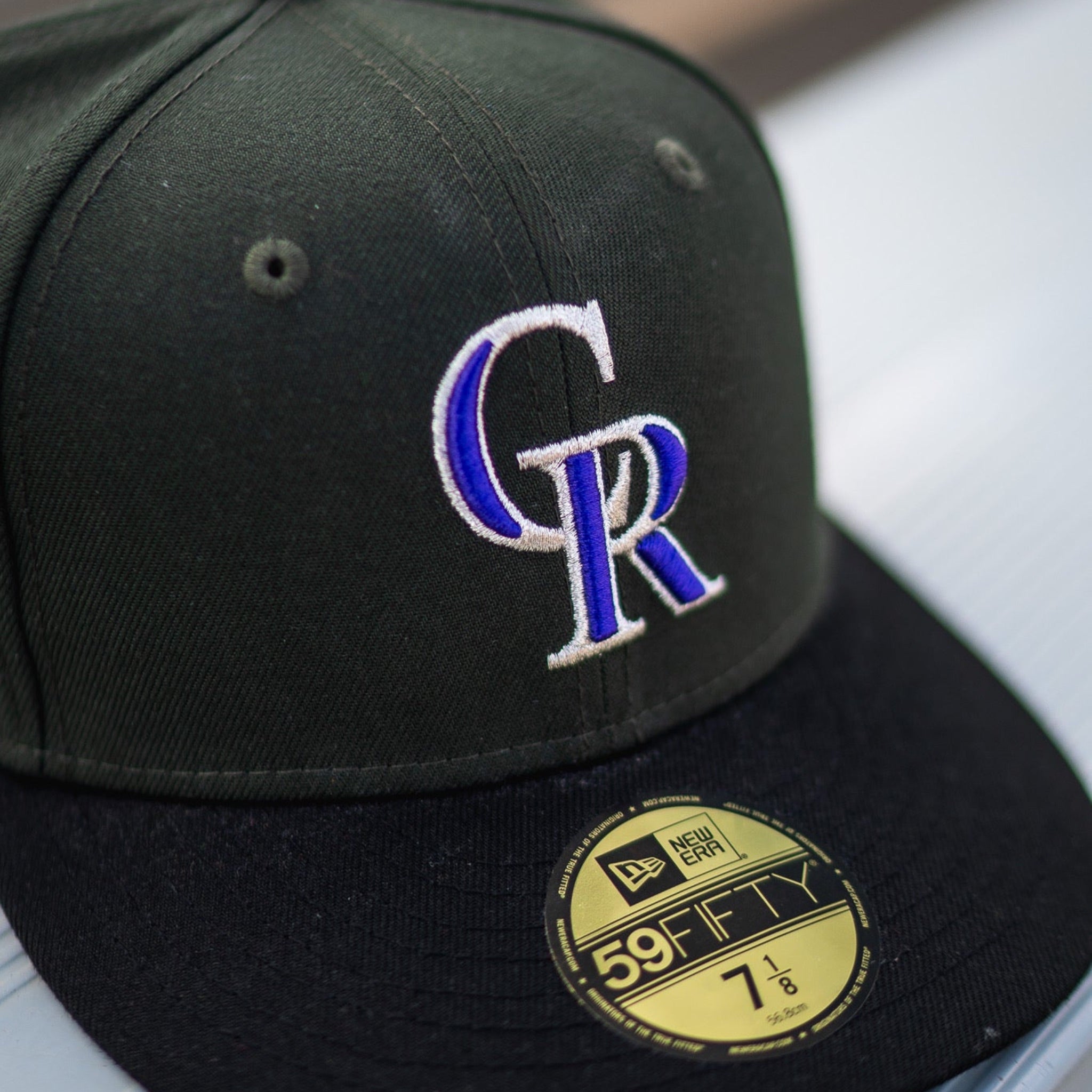 New Era Colorado Rockies 1998 ASG Good Grey UV (Dark Green/Black) - New Era