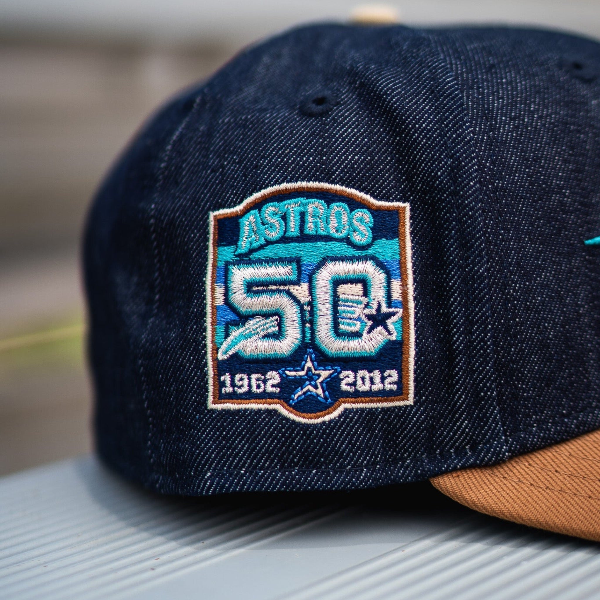 New Era Houston Astros 50th Anniversary Teal UV (Denim/Khaki) - New Era