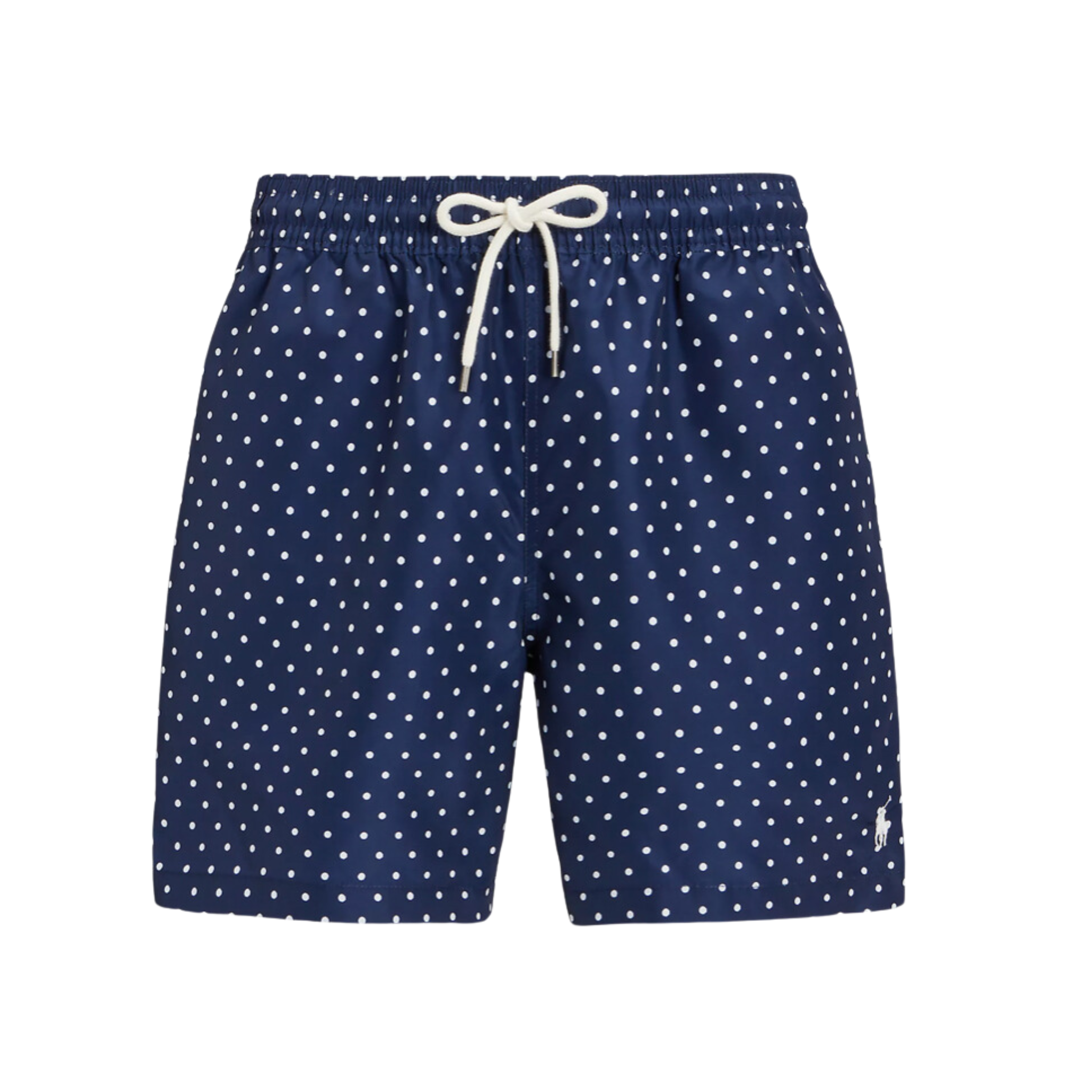 Polo Ralph Lauren Traveler Dotted 5.75-Inch Swim Trunks (Navy) - Polo Ralph Lauren