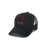Psycho Bunny "Sayer" Trucker Cap (Black) - Psycho Bunny
