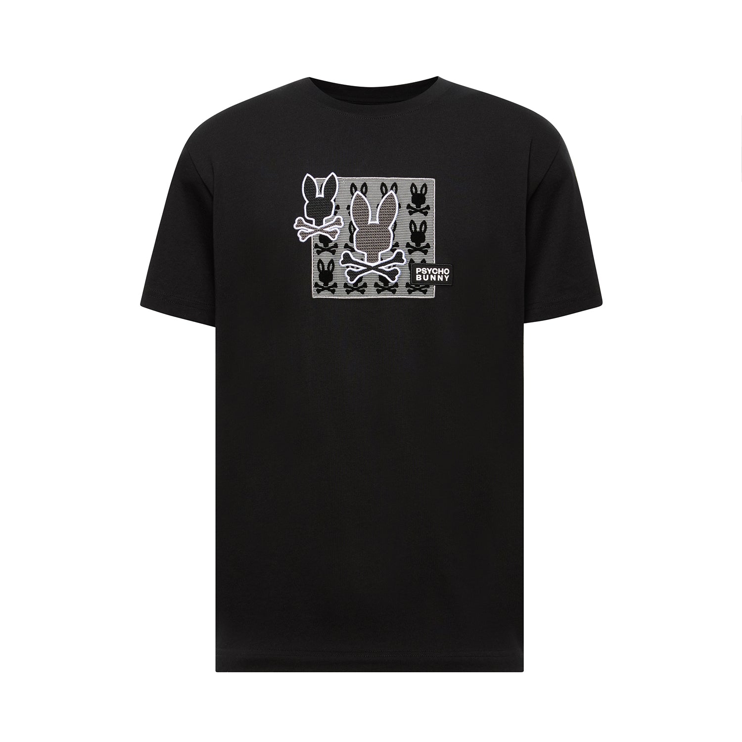 Psycho Bunny "Varen" Graphic Tee (Black) - Psycho Bunny