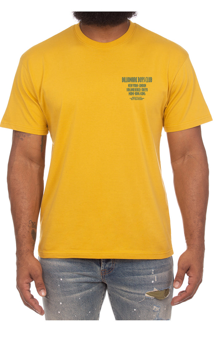Billionaire Boys "Camp" SS Tee (Citrus) - Billionaire Boys Club