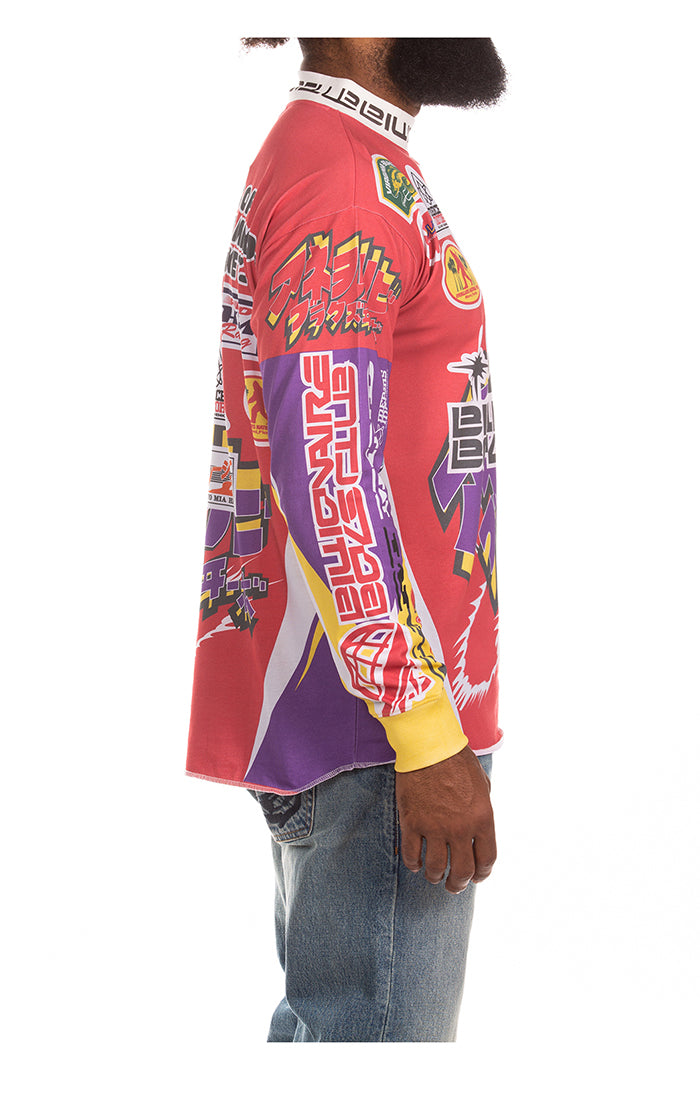 Billionaire Boys Club "PRO" LS Knit Tee  (White) - Billionaire Boys Club