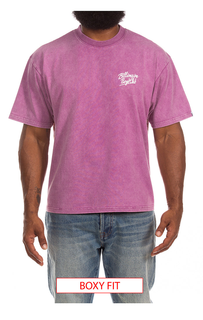 Billionaire Boys "Abyss" SS Tee Boxy Fit (Amethyst) - Billionaire Boys Club