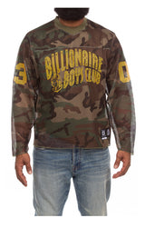 Billionaire Boys Club "Camo Curve" LS Knit Tee (Boxy Fit) (Cypress) - Billionaire Boys Club