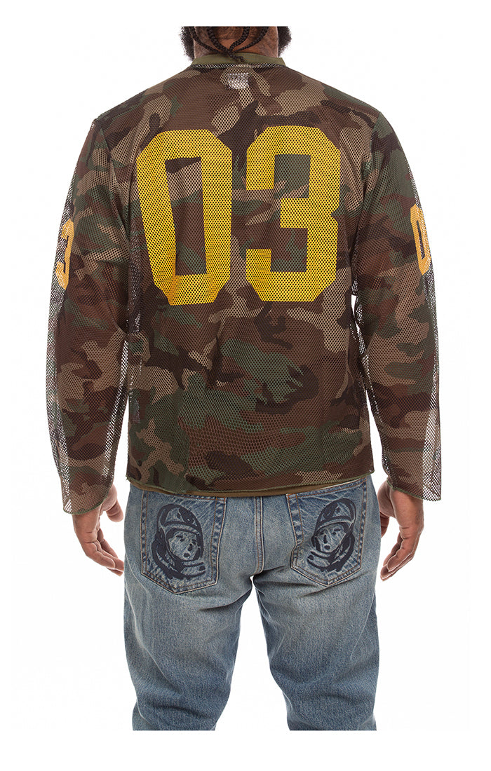 Billionaire Boys Club "Camo Curve" LS Knit Tee (Boxy Fit) (Cypress) - Billionaire Boys Club