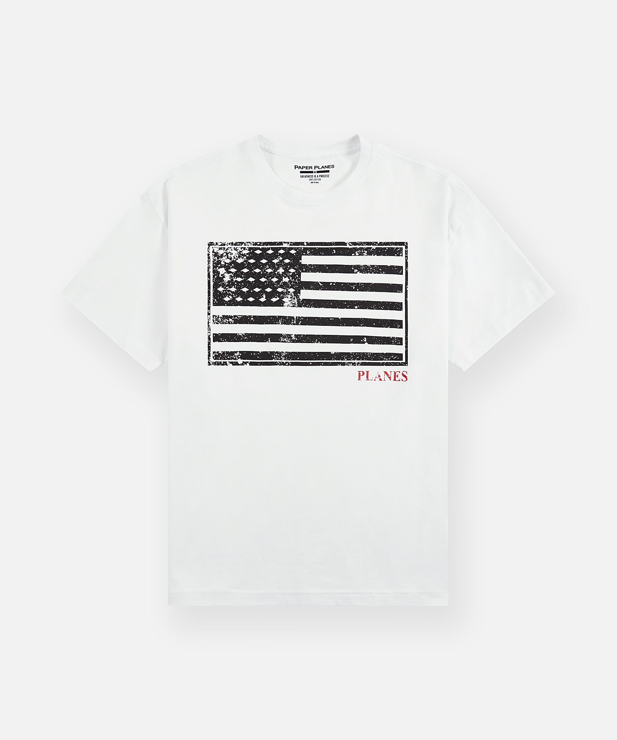Paper Planes "Diamond Flag" Tee (White)