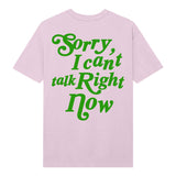 Auto Reply Can't Talk T-shirt (Blush) - Auto Reply