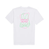 Mens Psycho Bunny Claude Graphic Tee (White) - Psycho Bunny