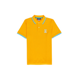 Psycho Bunny Gresham Embroidered Polo Shirt (Saffron) - Psycho Bunny