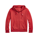 Polo Ralph Lauren Double-Knit Full-Zip Hoodie (Starboard Red) - Polo Ralph Lauren