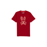 KIDS Psycho Bunny Gresham Graphic Tee (Rio Red) - Psycho Bunny