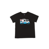 Kids IceCream Cone Man SS Tee (Black) - Ice Cream