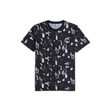 Kids Psycho Bunny Bagh Aop Tee (Black) - Psycho Bunny