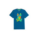 KIDS Psycho Bunny Hillsboro Graphic Tee (Aegean Sea) - Psycho Bunny