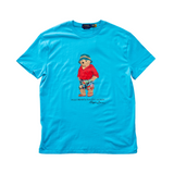 Polo Ralph Lauren Classic Fit Polo Bear Jersey T-Shirt (Sky Blue) - Polo Ralph Lauren