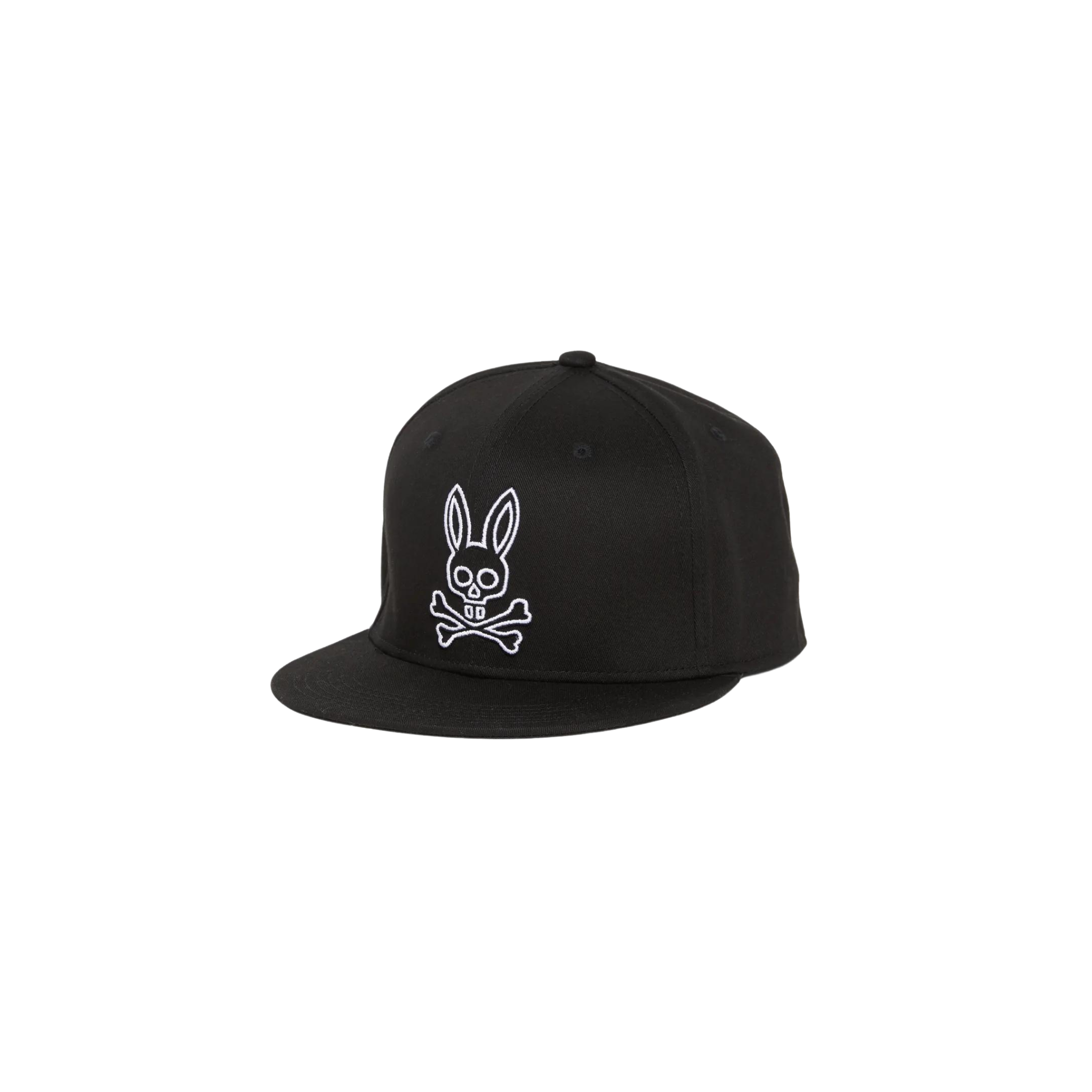 KIDS Psycho Bunny Gresham Embroidered Baseball Cap (Black) - Psycho Bunny