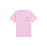 Kids Psycho Bunny Pisani Graphic Tee (Pure Pink) - Psycho Bunny